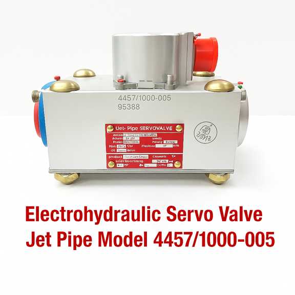 Industrial Servo Valve for Aerospace and Energy Applications – Jet Pipe Type